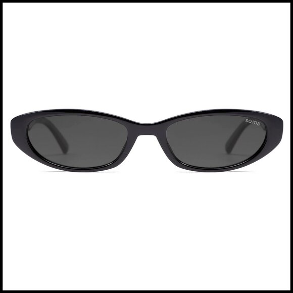 Retro Oval Cat Eye Polarized Sunglasses, UV400 Protection, Lightweight main image 7